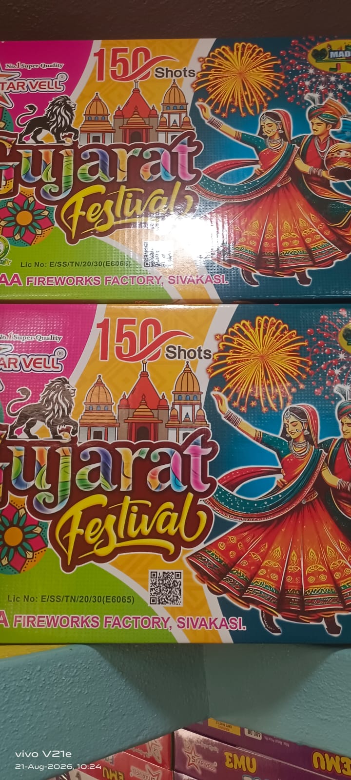 150 SHOTS MULTI COLOUR