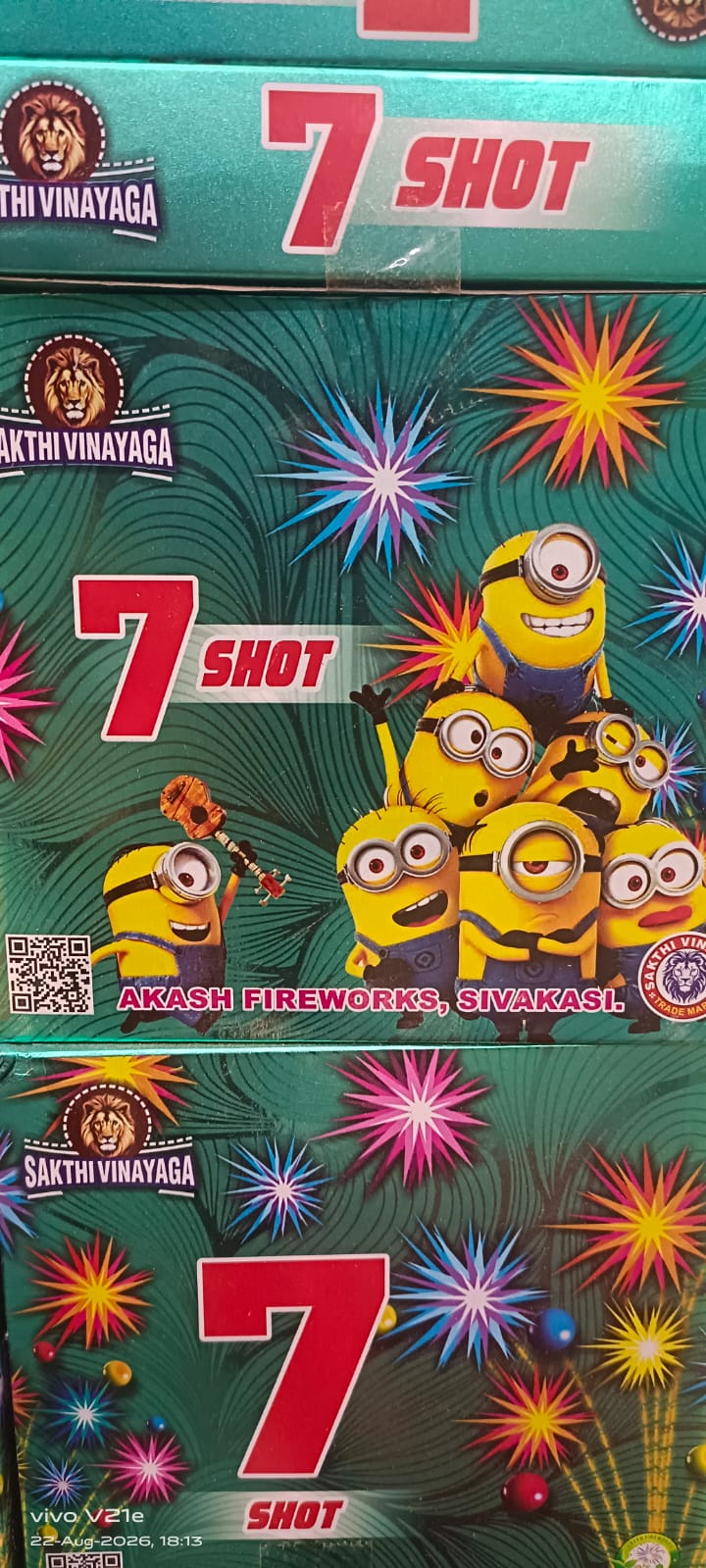 7 SHOTS MULTI COLOUR